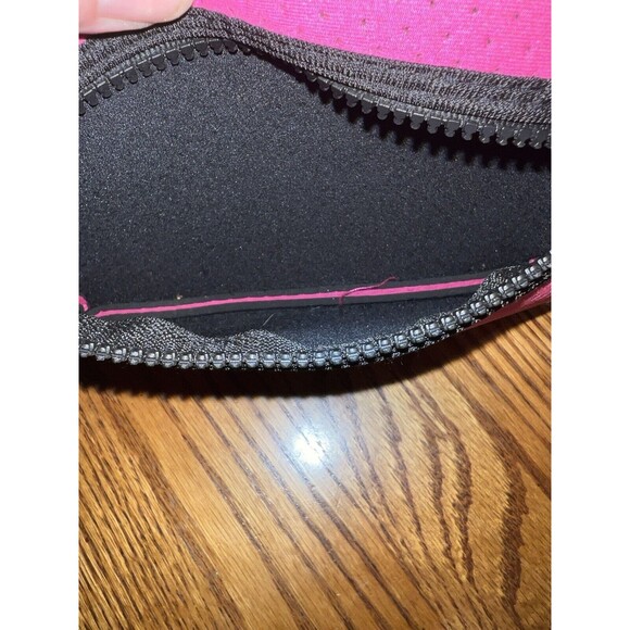 Neoprene Star Convertible Tote Bag Large With Detachable Cosmetic Bag Black Pink - Picture 12 of 12